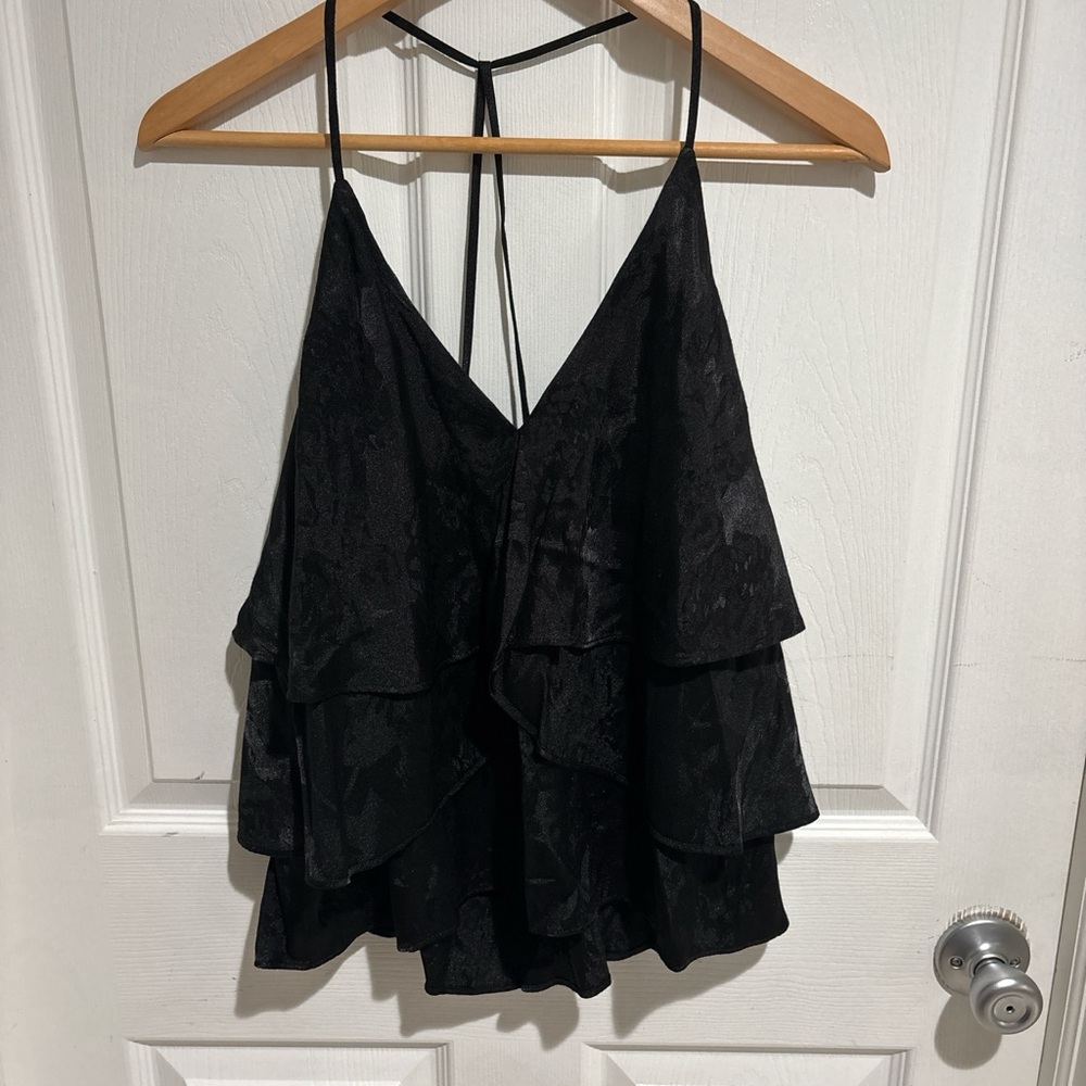 Express Black Layered Camisole Top